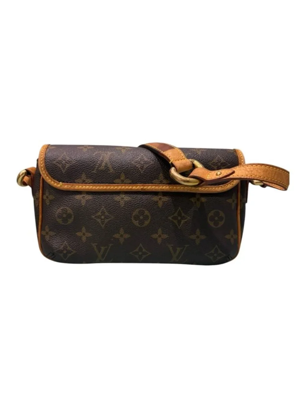 Louis Vuitton Monogram Tikal PM Brown Gold Leather Shoulder Bag